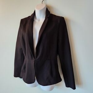 Women's QUINCE Ultra Stretch Knit Blazer Jacket Feminine Flattering